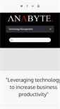 Mobile Screenshot of anabyte.com