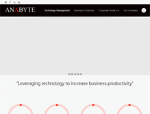 Tablet Screenshot of anabyte.com